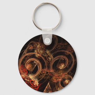 The Sound of Music Abstract Art Keychain