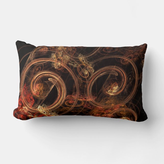 The Sound of Music Abstract Art Lumbar Pillow (Front)