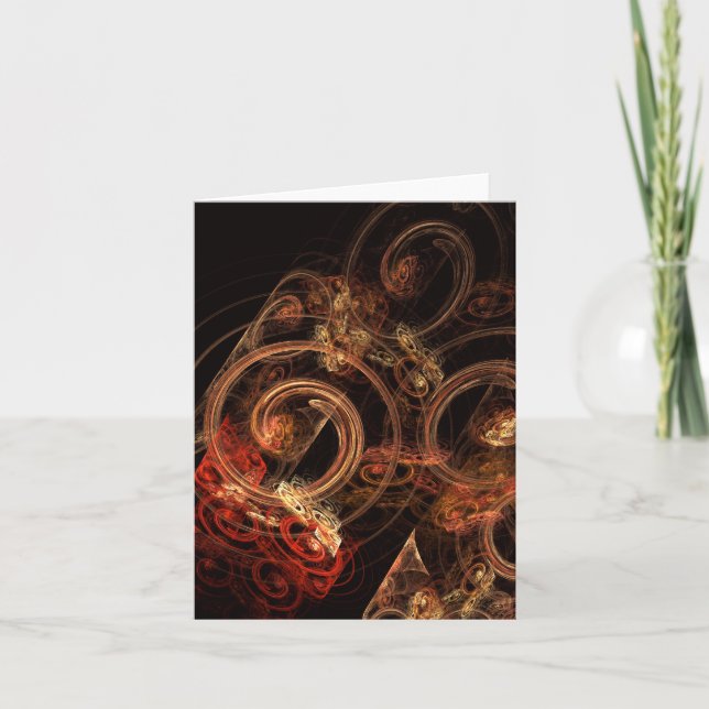 The Sound of Music Abstract Art Note Card (Front)