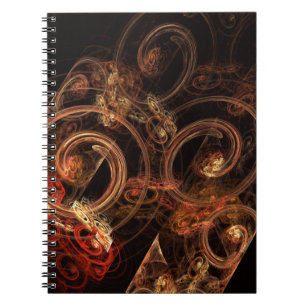 The Sound of Music Abstract Art Notebook