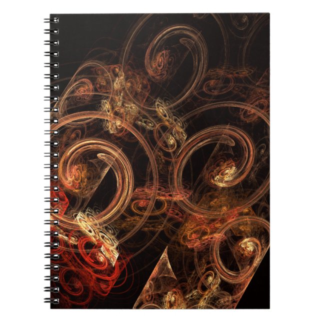 The Sound of Music Abstract Art Notebook (Front)