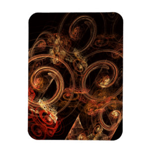 The Sound of Music Abstract Art Premium Magnet
