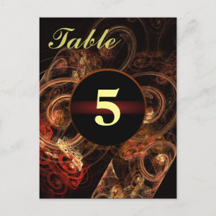 The Sound of Music Table Number Postcard