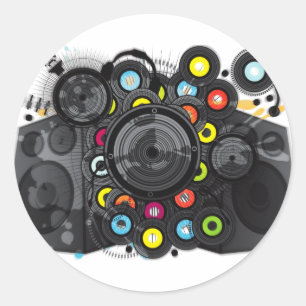 The_Sound_of_Silence Classic Round Sticker