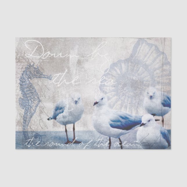 The sound of the ocean tissue paper (Front)