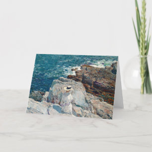 The South Ledges, Appledore   Childe Hassam Card