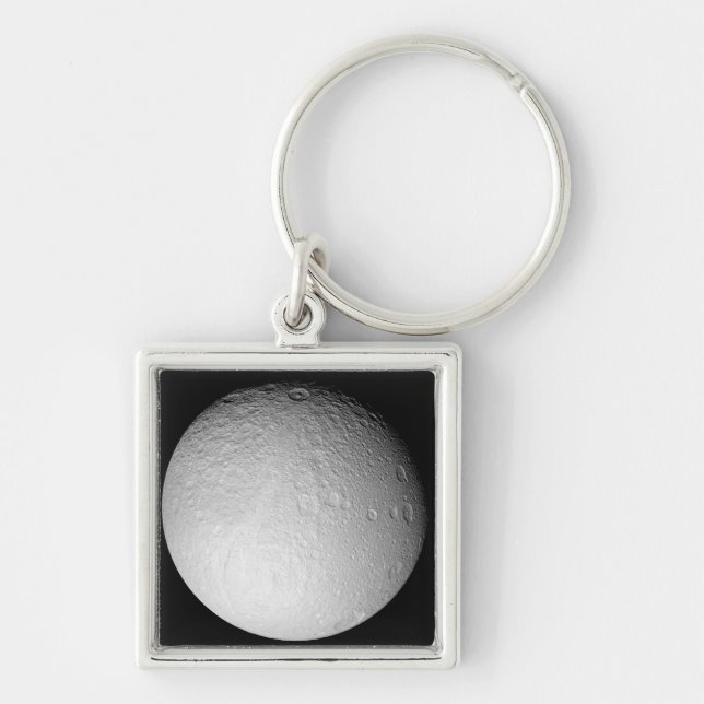 The South Pole of Saturn's moon Tethys Key Ring (Front)