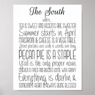The South Print