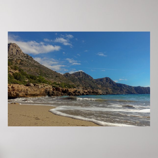 The Southern Coast of the Isle of Crete, Greece Poster (Front)