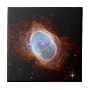 The Southern Ring Nebula Ceramic Tile