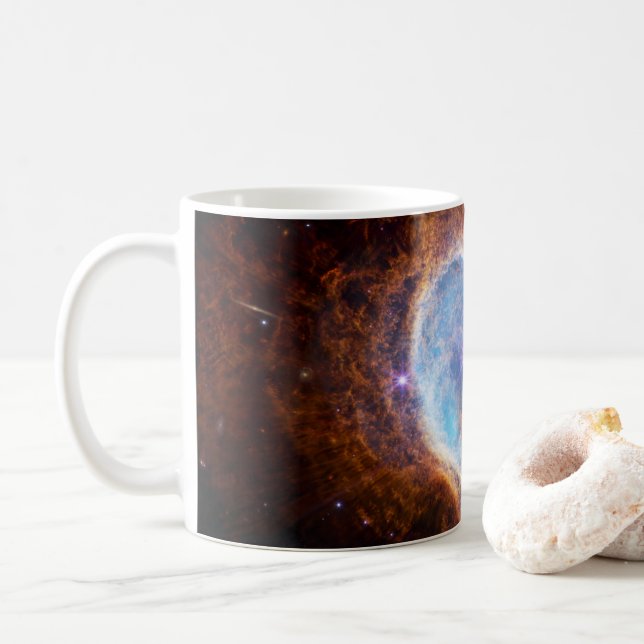 The Southern Ring Nebula Coffee Mug (With Donut)