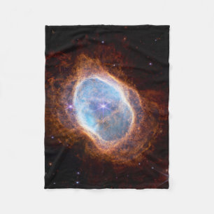 The Southern Ring Nebula Fleece Blanket