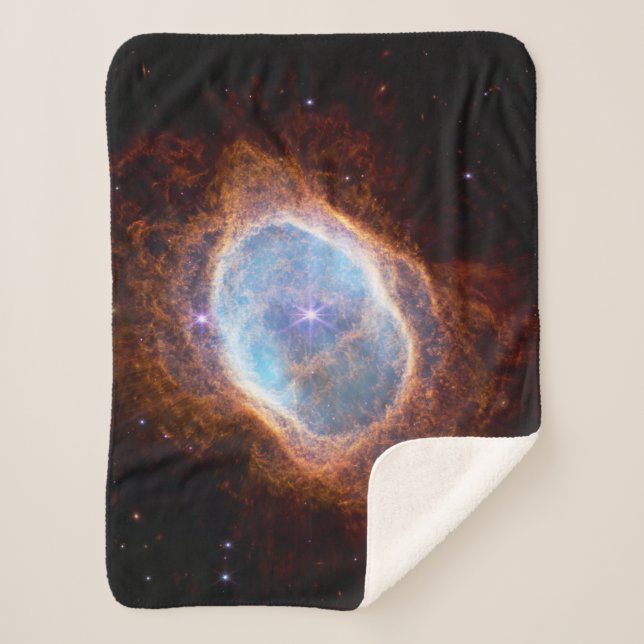 The Southern Ring Nebula Sherpa Blanket (Front)