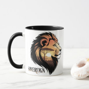The Sovereign Lion Savannah Sunset Tee Mug