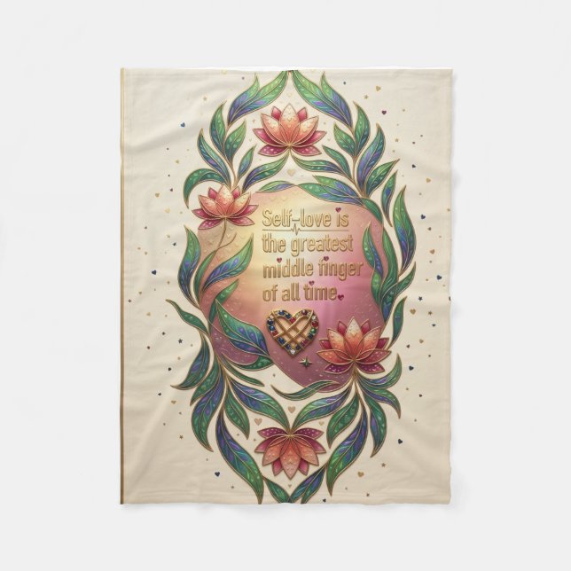 The Soveriegn Heart Fleece Blanket (Front)