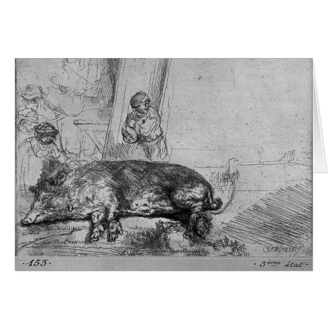 The Sow, 1643 (Front Horizontal)
