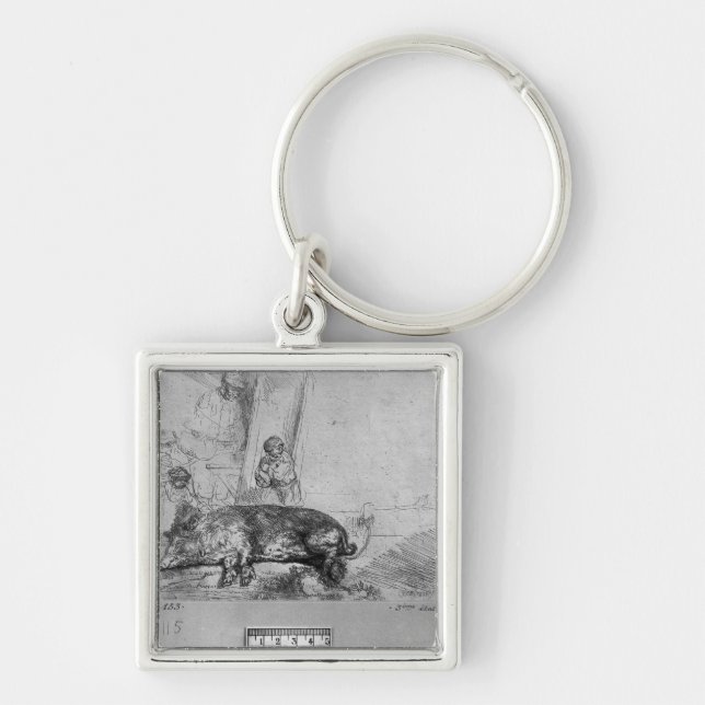 The Sow, 1643 Key Ring (Front)