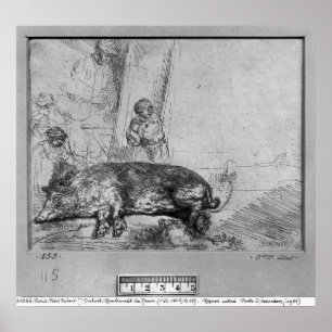 The Sow, 1643 Poster