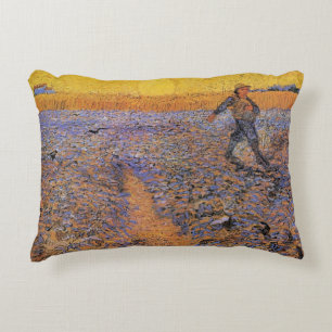 The Sower by Vincent van Gogh Decorative Cushion