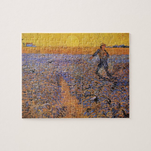 The Sower by Vincent van Gogh Jigsaw Puzzle (Horizontal)