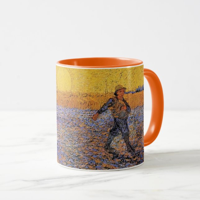The Sower by Vincent van Gogh Mug (Front Right)
