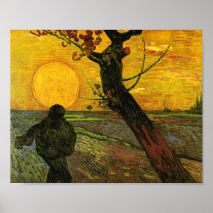 The Sower (F450) Van Gogh Fine Art Poster
