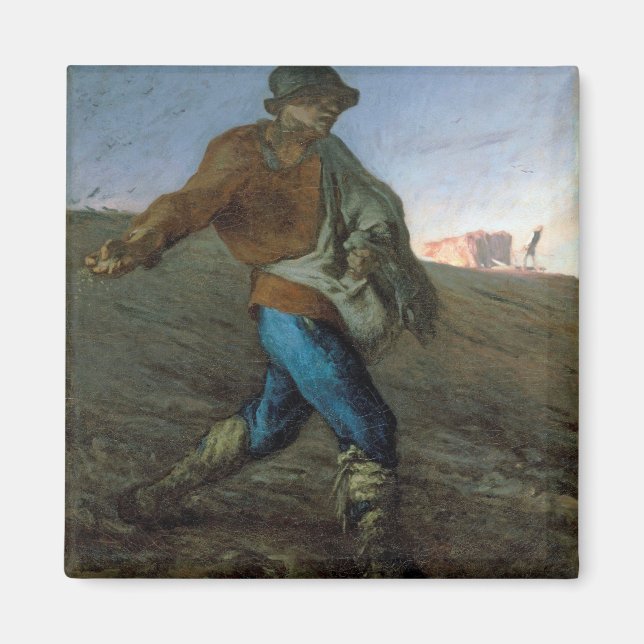 The Sower, Jean-Francois Millet Magnet (Front)