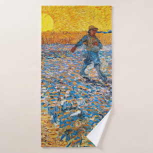 The Sower, Van Gogh Bath Towel