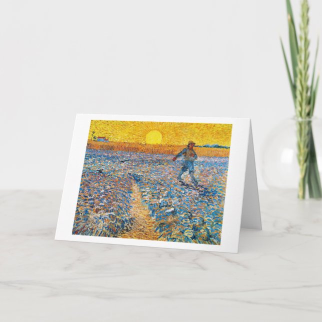 The Sower, Van Gogh Card (Front)