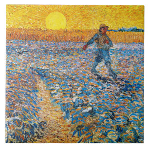 The Sower, Van Gogh Ceramic Tile