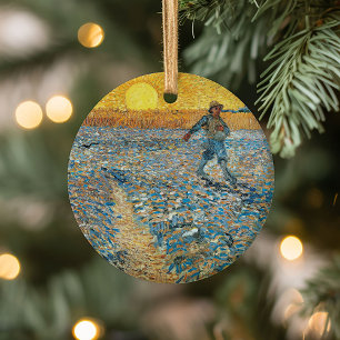 The Sower   Vincent van Gogh Ceramic Ornament