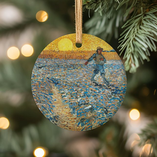 The Sower | Vincent van Gogh Ceramic Ornament (Creator Uploaded)