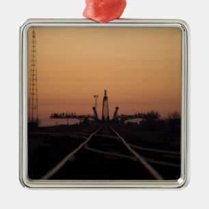The Soyuz launch pad Metal Ornament