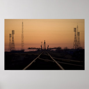 The Soyuz launch pad Poster