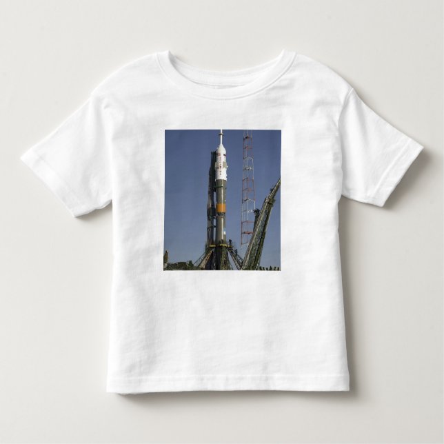 The Soyuz rocket is erected into position 2 Toddler T-Shirt (Front)