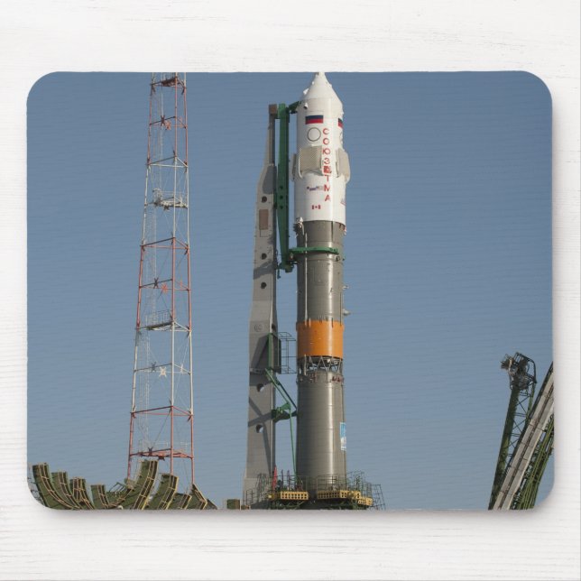 The Soyuz rocket shortly after arrival Mouse Pad (Front)