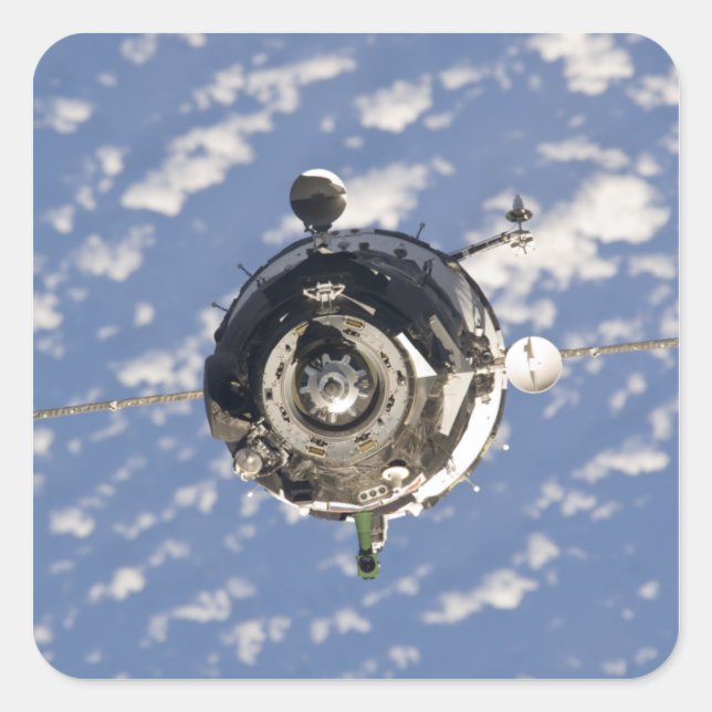 The Soyuz TMA-01M spacecraft Square Sticker (Front)