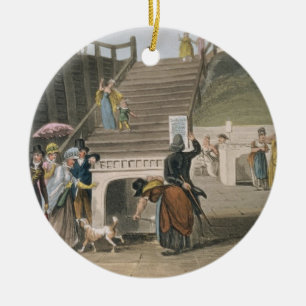 The Spa, plate from 'Poetical Sketches of Scarboro Ceramic Tree Decoration