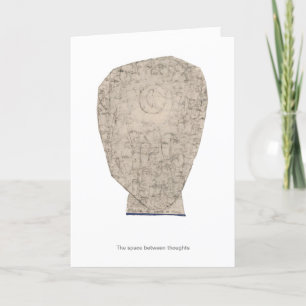 The space between thoughts card