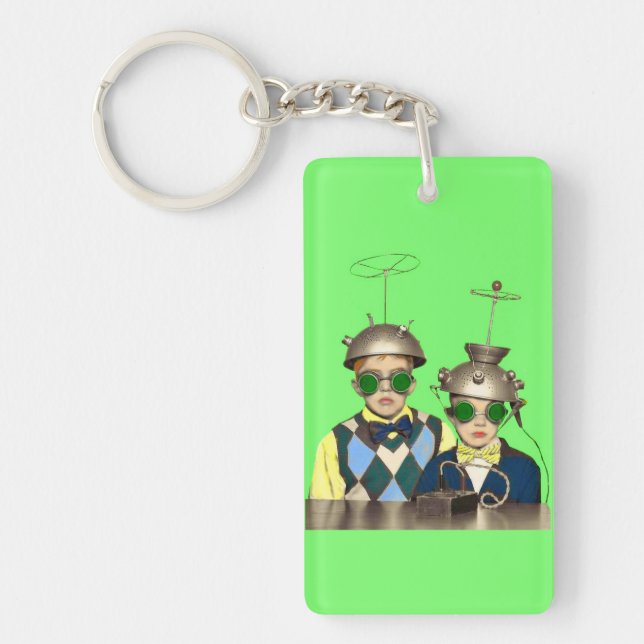 the Space Cadet Brothers Key Ring (Front)