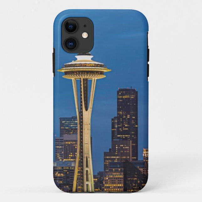 The Space Needle and downtown Seattle Case-Mate iPhone Case (Back)