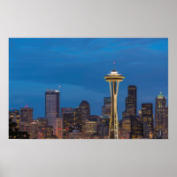 The Space Needle and downtown Seattle