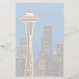 The Space Needle and downtown Seattle Stationery