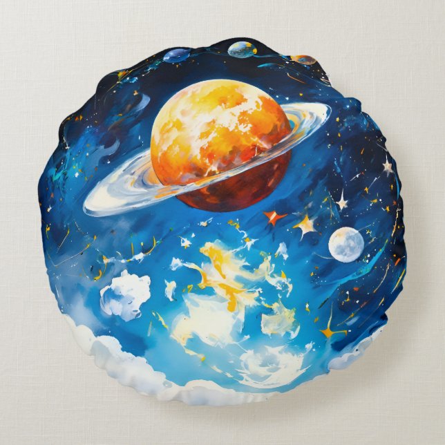 the space round cushion (Back)