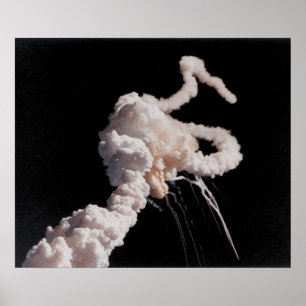 The Space Shuttle Challenger Disaster Poster