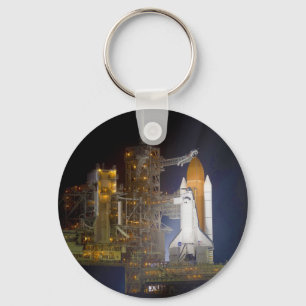 The Space Shuttle Discovery at Launch Pad 39A Key Ring
