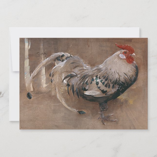 The Spangled Rooster | Joseph Crawhall (Front)