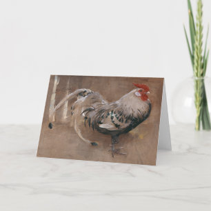 The Spangled Rooster   Joseph Crawhall Card