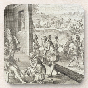 The Spanish Capture Fort Caroline, 1565, from 'New Coaster