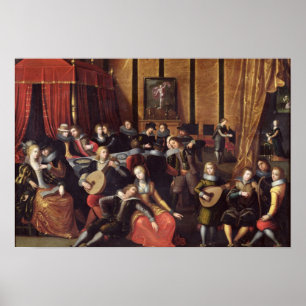 The Spanish Concert or, The Gallant Rest Poster